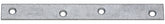 National Hardware N220-350 Mending Brace, 8 in L, 7/8 in W, Steel, Galvanized, Screw Mounting